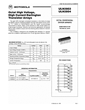 DataSheet ULN2803 pdf