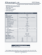 DataSheet K1610 pdf