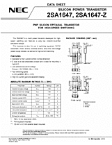 DataSheet 2SA1647 pdf