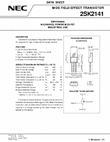 DataSheet 2SK2141 pdf