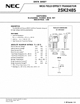 DataSheet 2SK2485 pdf