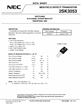 DataSheet 2SK3053 pdf