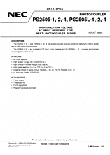 DataSheet PS2505 pdf