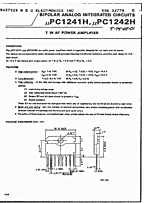 DataSheet UPC1241H pdf