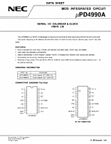 DataSheet µPD4990A pdf