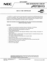 DataSheet µPD720113 pdf