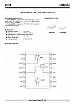 DataSheet NJM2584 pdf