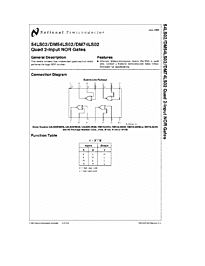 DataSheet 54LS02 pdf