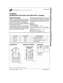 DataSheet 74VHC541 pdf