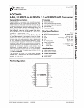 DataSheet ADC08060 pdf
