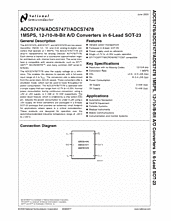 DataSheet ADCS7476 pdf