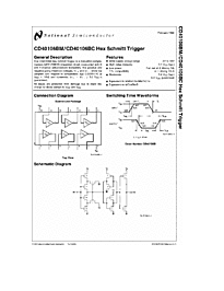 DataSheet CD40106BC pdf