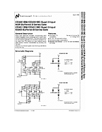 DataSheet CD4011BC pdf