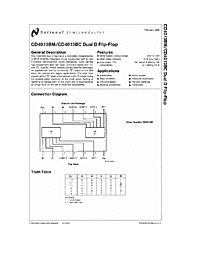 DataSheet CD4013BC pdf