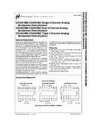 DataSheet CD4053BC pdf