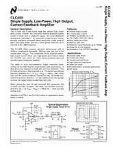 DataSheet CLC450 pdf