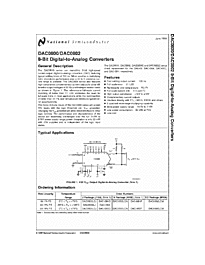 DataSheet DAC0800 pdf