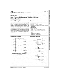 DataSheet DS14C232 pdf