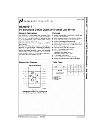 DataSheet DS26LV31T pdf