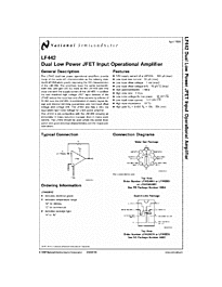 DataSheet LF442 pdf