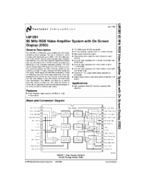 DataSheet LM1281 pdf