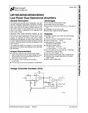 DataSheet LM158 pdf