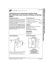 DataSheet LM1876 pdf