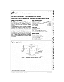 DataSheet LM1971 pdf