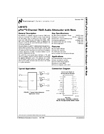 DataSheet LM1973 pdf
