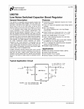 DataSheet LM2750 pdf