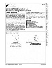 DataSheet LM285-1.2 pdf