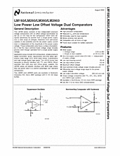 DataSheet LM2903 pdf