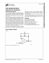 DataSheet LM318 pdf