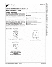 DataSheet LM336-5.0 pdf