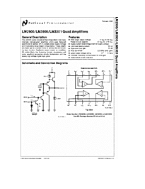 DataSheet LM3900 pdf