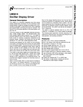 DataSheet LM3914 pdf
