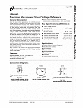 DataSheet LM4040 pdf