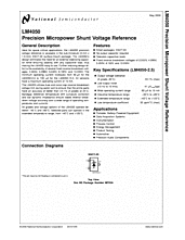 DataSheet LM4050 pdf