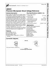DataSheet LM4051 pdf
