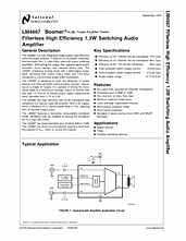 DataSheet LM4667 pdf