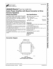DataSheet LM4802B pdf