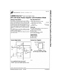 DataSheet LM4862 pdf