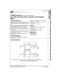 DataSheet LM4880 pdf