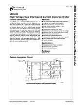 DataSheet LM5032 pdf