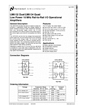DataSheet LM6132 pdf