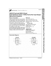 DataSheet LM6142 pdf