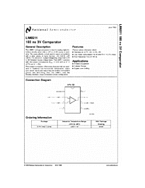 DataSheet LM6511 pdf