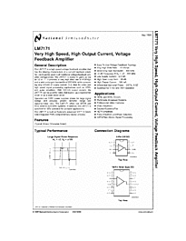 DataSheet LM7171 pdf