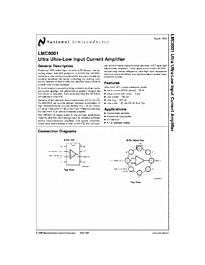 DataSheet LMC6001 pdf