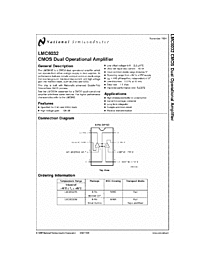 DataSheet LMC6032 pdf